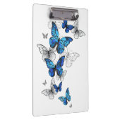 Porte-bloc Papillons volants bleus Morpho (Swatch)
