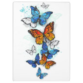 Porte-bloc Papillons volants Morpho et Monarch (Dos)