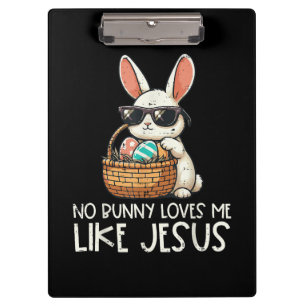 Porte-bloc Pâques Aucun Lapin Ne M'Aime Comme Jésus Chrétien