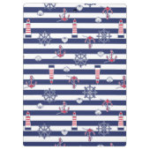 Porte-bloc Par le motif de mer (Dos)