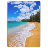 Porte-bloc Paradis tropical de la plage, Hawaï (Dos)