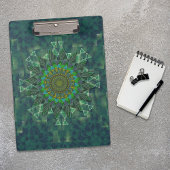 Porte-bloc Parameterisation du puzzle à carré floral feuillu