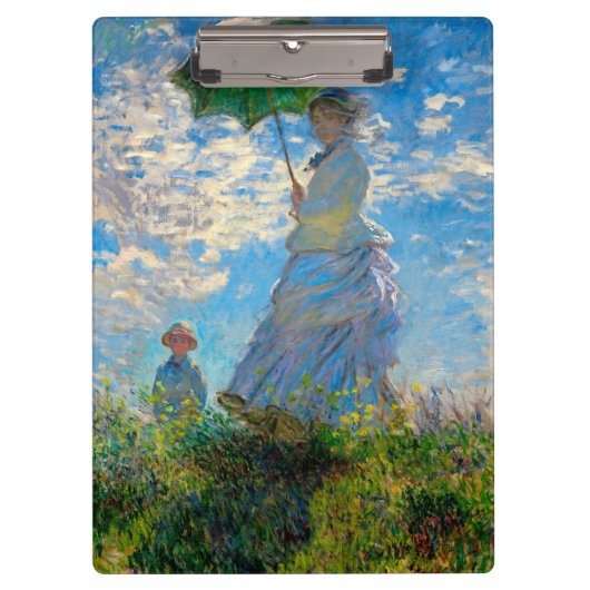 Porte-bloc Parasol Monet Femme Impressionnisme (Devant)