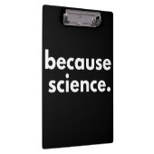 Porte-bloc Parce que la science (Swatch)