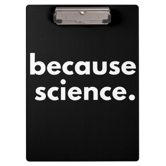 Porte-bloc Parce que la science (Devant)