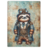 Porte-bloc Paresseux Steampunk (Dos)