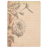 Porte-bloc Paris France Tour Eiffel Monogram Cliboard (Dos)