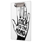 Porte-bloc Parler À La Main (Gauche)