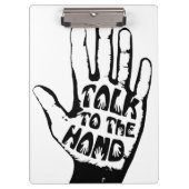 Porte-bloc Parler À La Main (Devant)