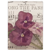 Porte-bloc Parmi Les Pansies (Dos)