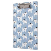 Porte-bloc Parson Jack Russell Terrier Chien Motif bleu (Gauche)