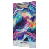 Porte-bloc Parties scintillant arc-en-ciel esthétique texture (Gauche)