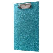 Porte-bloc Parties scintillant bleu brillant Turquoise Teachr (Gauche)