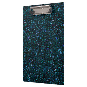 Porte-bloc Parties scintillant bleu Turquoise d'Aqua foncé