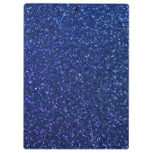 Porte-bloc Parties scintillant bleue (Dos)