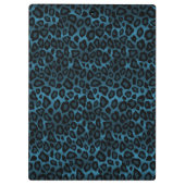 Porte-bloc Parties scintillant bleue et conception de la peau (Dos)