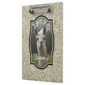 Porte-bloc Parties scintillant Champagne d'or Sparkle Llama P (Gauche)