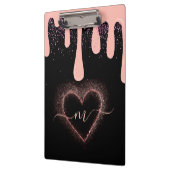 Porte-bloc Parties scintillant de séchoir à peinture rose vif (Gauche)