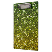 Porte-bloc Parties scintillant dorées foncées chatoyantes (Gauche)