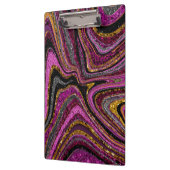 Porte-bloc Parties scintillant en verre étincelante en marbre (Gauche)