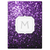 Porte-bloc Parties scintillant foncé violet faux brillant sci (Dos)