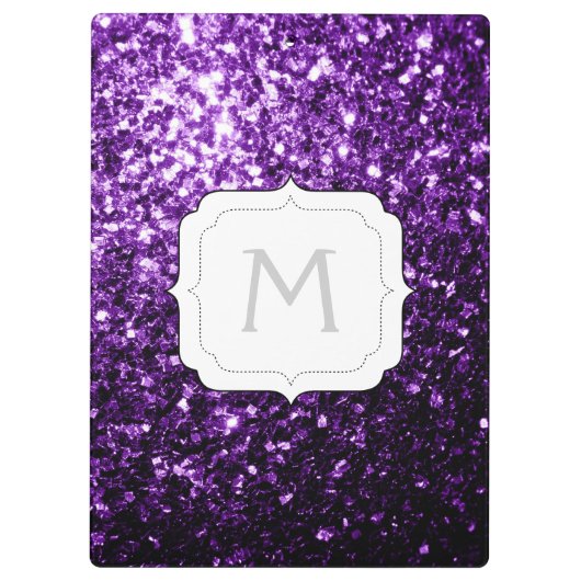 Porte-bloc Parties scintillant foncé violet faux brillant sci (Dos)