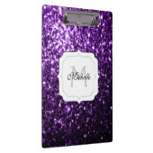 Porte-bloc Parties scintillant foncé violet faux brillant sci (Swatch)