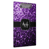 Porte-bloc Parties scintillant foncé violet faux brillant sci (Swatch)