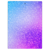 Porte-bloc Parties scintillant Gymnastique poutre bleu et vio (Dos)