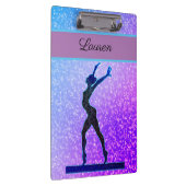 Porte-bloc Parties scintillant Gymnastique poutre bleu et vio (Swatch)