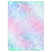 Porte-bloc Parties scintillant Iridescente Magique Éclat rose (Dos)