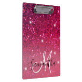 Porte-bloc Parties scintillant moderne rouge et rose Nom des  (Swatch)