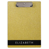 Porte-bloc Parties scintillant Or, Arrière - plan Parties sci (Devant)