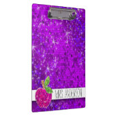 Porte-bloc Parties scintillant Purple Pink Enseignants Apple (Swatch)