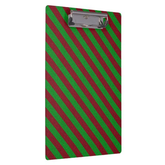 Porte-bloc Parties scintillant Red & Green Stripes (Swatch)