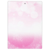 Porte-bloc Parties scintillant rose blanc éclaboussures cils (Dos)