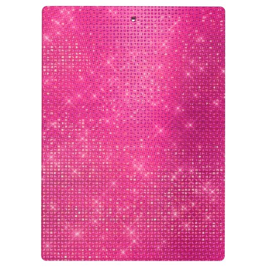Porte-bloc Parties scintillant rose-chaud Glam Sparkle Nom du (Dos)
