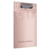 Porte-bloc parties scintillant rose or goutte nom rose (Swatch)