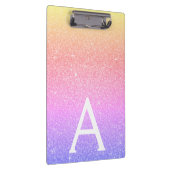 Porte-bloc Parties scintillant rose pourpre et école de monog (Swatch)