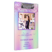 Porte-bloc Parties scintillant rose violet salon de beauté ph (Swatch)