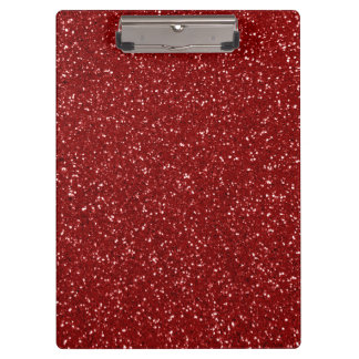 Porte-bloc Parties scintillant rouge