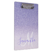 Porte-bloc Parties scintillant violet moderne étincelles Nom (Swatch)