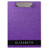 Porte-bloc Parties scintillant violette, Arrière - plan Parti (Devant)