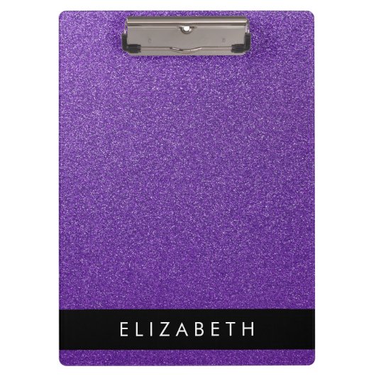 Porte-bloc Parties scintillant violette, Arrière - plan Parti (Devant)