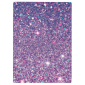 Porte-bloc Parties scintillant violette et beauté glamour Per (Dos)