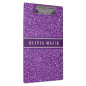 Porte-bloc Parties scintillant violette (faux) Nom personnali (Swatch)