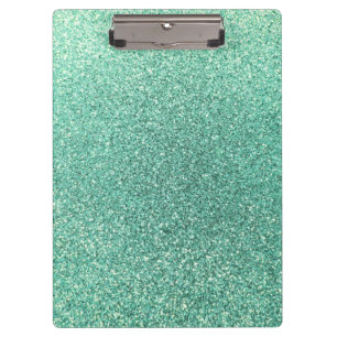 Porte-bloc Parties scintillantes de vert de Seafoam