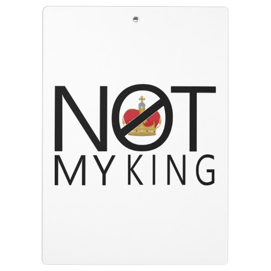 Porte-bloc Pas mon roi (Dos)