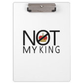 Porte-bloc Pas mon roi (Devant)