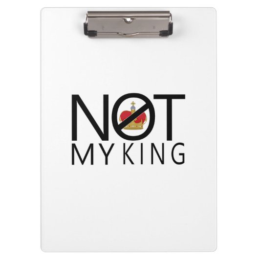 Porte-bloc Pas mon roi (Devant)